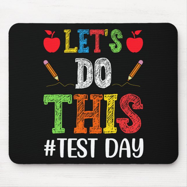 Mousepad Estudo de Professores de Teste Motivacional para E (Frente)