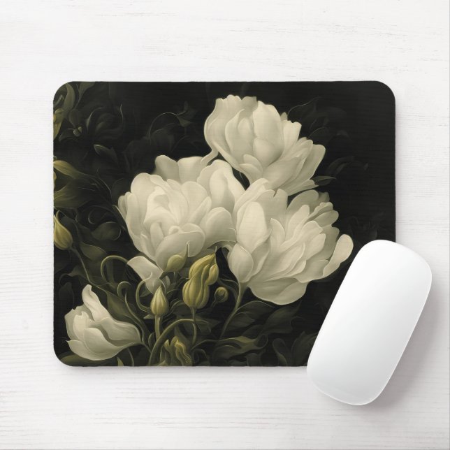 Mousepad Estudo de um Peony (Com mouse)