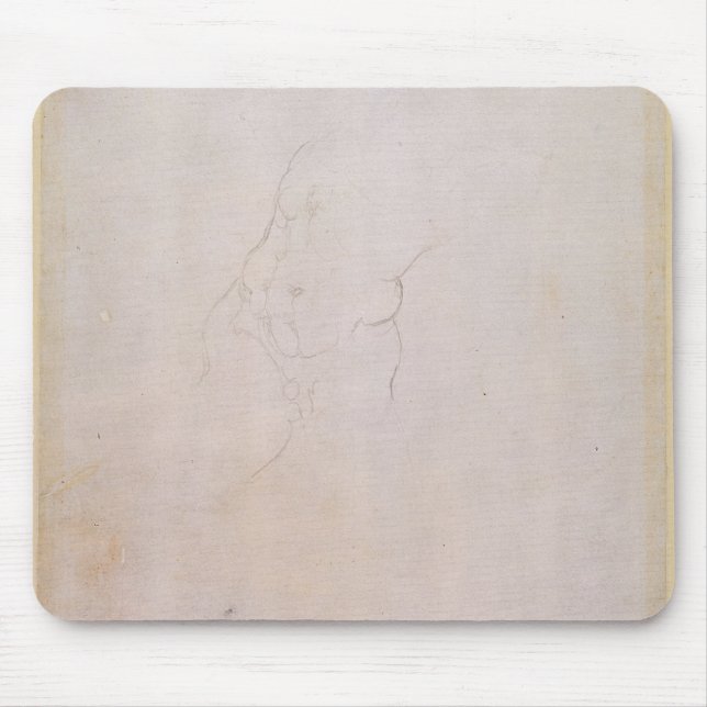 Mousepad Estudo de um torso masculino (Frente)