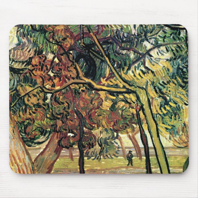 Mousepad Estudo dos pinheiros Vincent van Gogh (Frente)