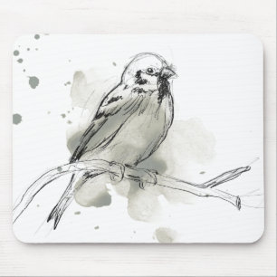 Mousepad Estudo Gestural sobre Aves