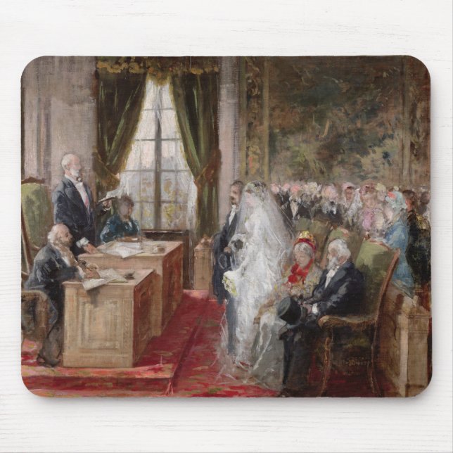 Mousepad Estudo para o casamento civil (Frente)