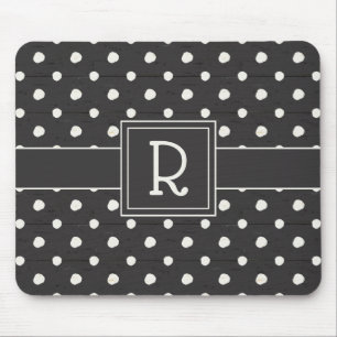 Mousepad Etapa simples uma dos sinais do monograma