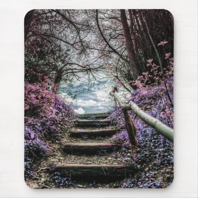 Mousepad Etapas da floresta da fantasia (Frente)