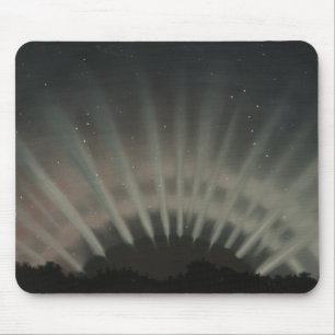 Mousepad Etienne Leopold Trouvelot - Aurora Borealis