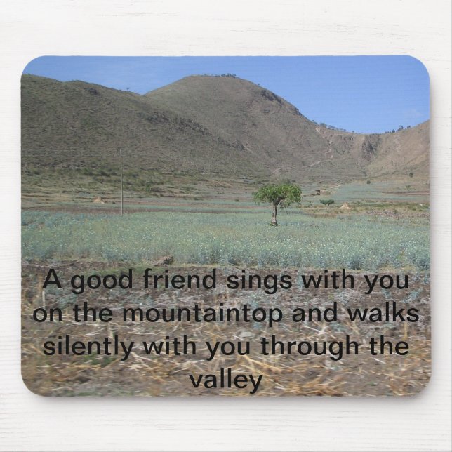 Mousepad etíope das montanhas (Frente)