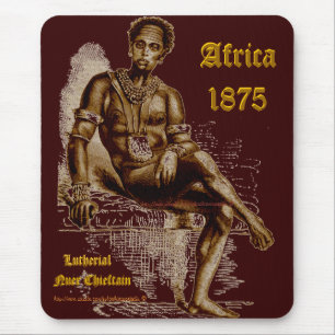 Mousepad Etíope-Lutherial-Afro Nuer Chefe - Etiópia
