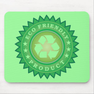 Mousepad Etiqueta amigável de Eco