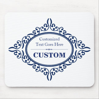 Mousepad Etiqueta azul 3 do vintage