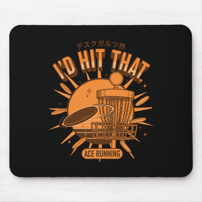 Mousepad Eu Acertaria Esse Ás Correndo Cena de Golfe de Dis (Frente)