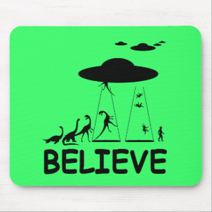 Mousepad Eu acredito nos aliens