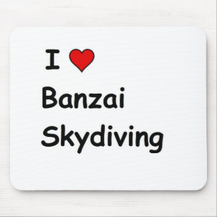 Mousepad Eu Adoro Banzai Skydiving