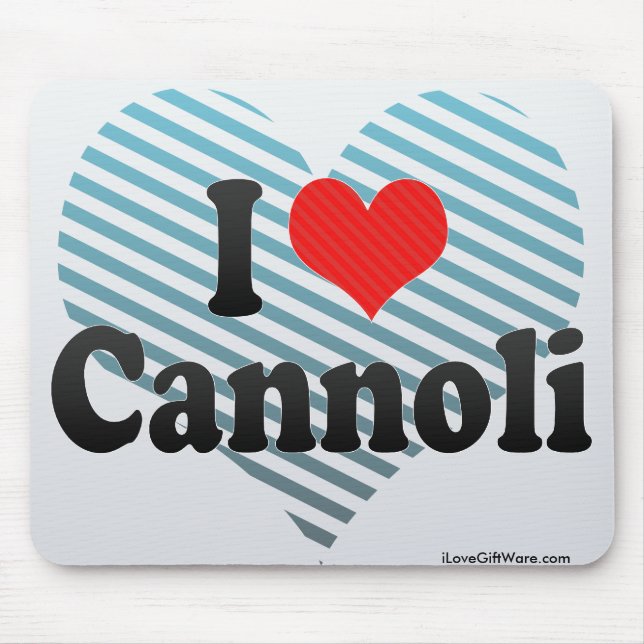 Mousepad Eu Adoro Cannoli (Frente)