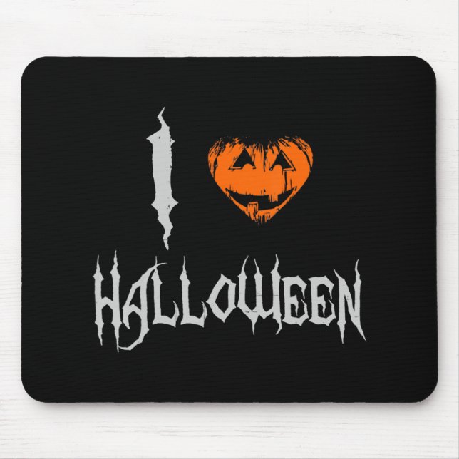 Mousepad Eu Adoro Halloween (Frente)