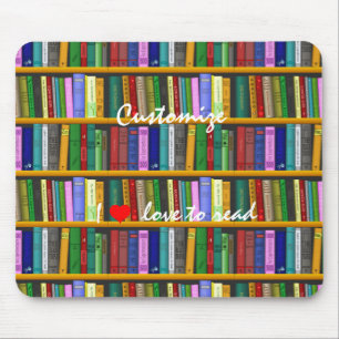 Mousepad Eu adoro ler livros Thunder_Cove