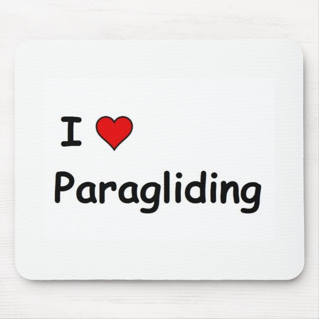 Mousepad Eu Adoro Parapente (Frente)