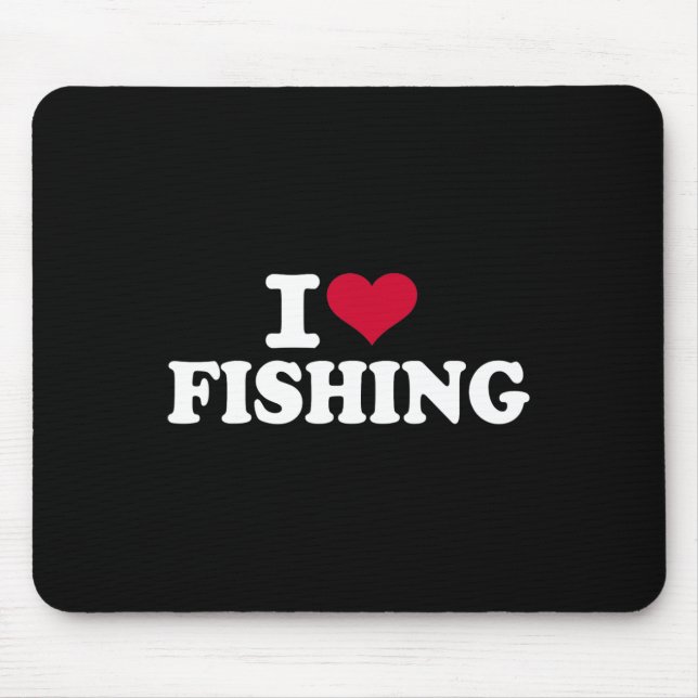 Mousepad Eu Adoro Pescar (Frente)