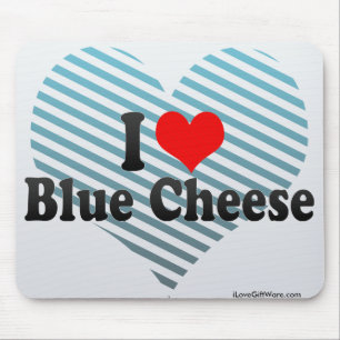 Mousepad Eu Adoro Queijo Azul