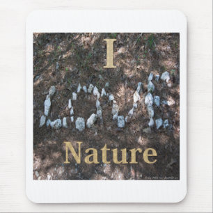Mousepad Eu adoro Roupa da Natureza e presentes