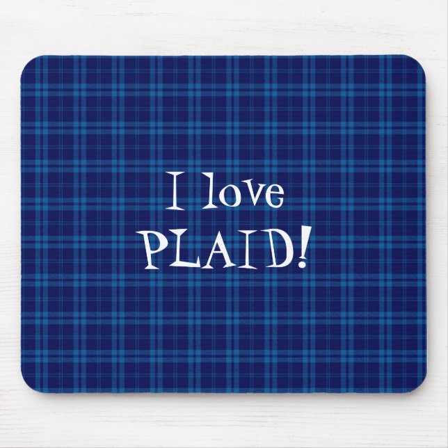 Mousepad Eu adoro Xadrez - Real Azul (Frente)