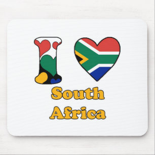 Mousepad Eu amo a África do Sul