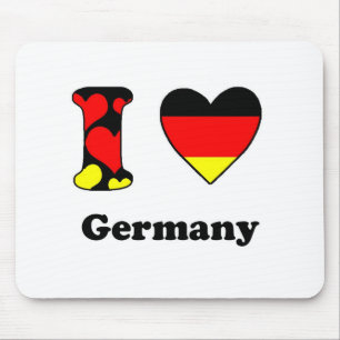 Mousepad Eu amo a Alemanha