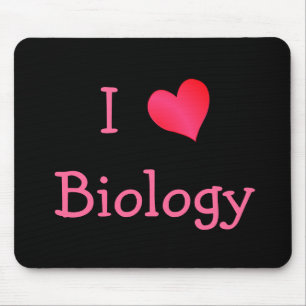 Mousepad Eu amo a biologia