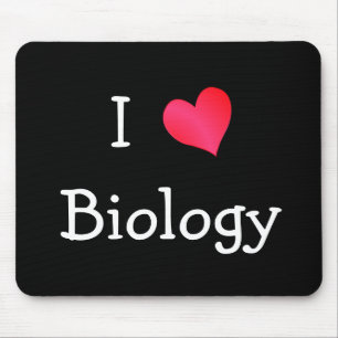 Mousepad Eu amo a biologia
