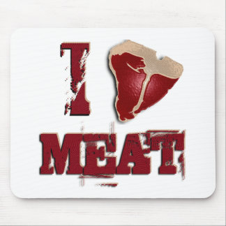 Mousepad Eu amo a carne