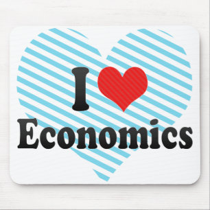 Mousepad Eu amo a economia