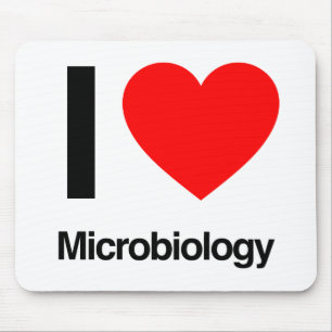 Mousepad eu amo a microbiologia