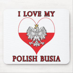 Mousepad Eu Amo A Minha Busia Polonesa