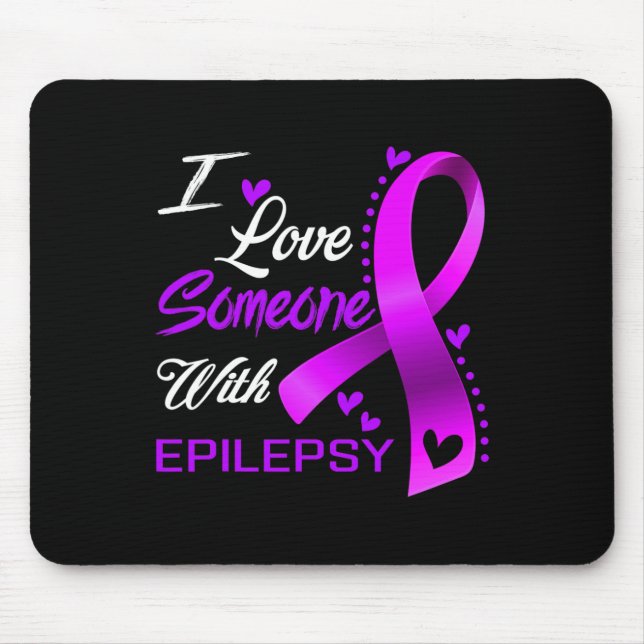 Mousepad Eu Amo Alguém Com Consciência Epilepsia (Frente)