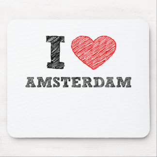 Mousepad Eu amo Amsterdão