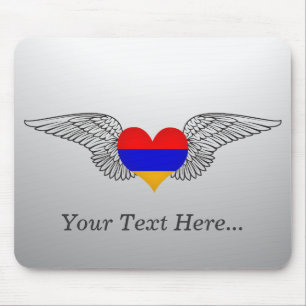 Mousepad Eu amo Arménia - asas