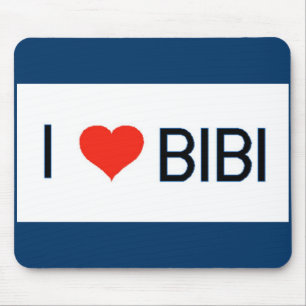 Mousepad Eu amo Bibi