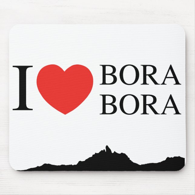 Mousepad EU AMO BORA BORA (Frente)