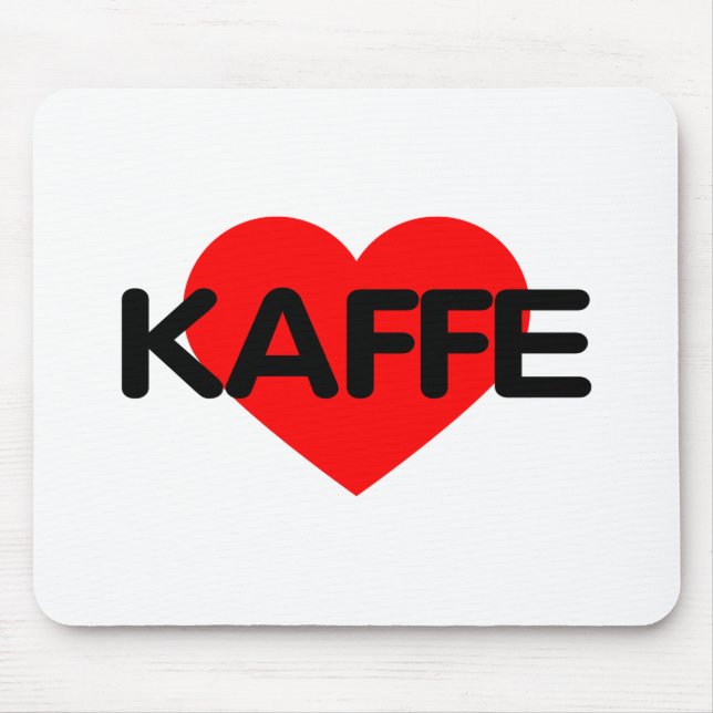 Mousepad Eu Amo Café - Faca (Frente)