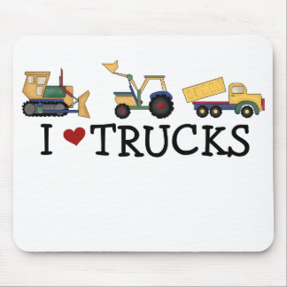Mousepad Eu amo caminhões