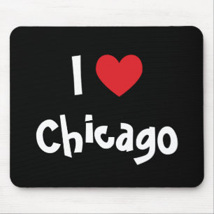 Mousepad Eu amo Chicago