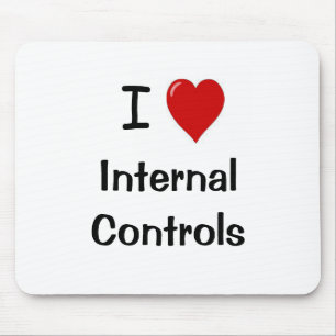 Mousepad Eu amo controles internos - citações engraçadas