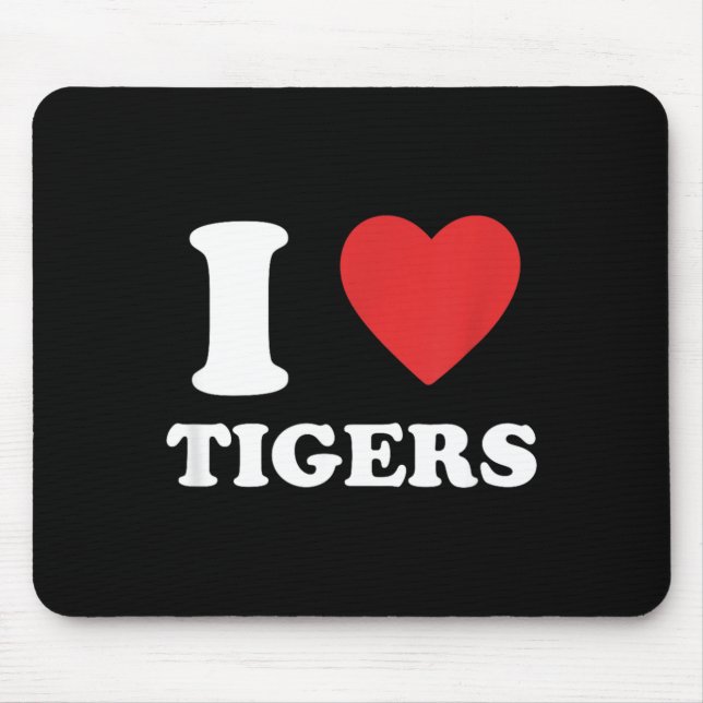 Mousepad Eu Amo Coração (Frente)