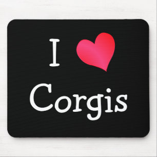 Mousepad Eu amo Corgis