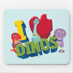 Mousepad Eu Amo Dinos   Dino Ranch