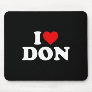 Mousepad Eu Amo Don - Coração