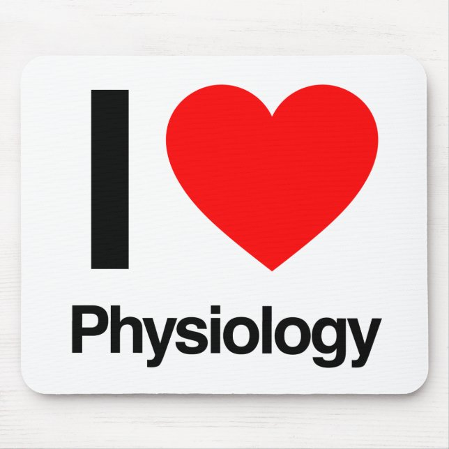 Mousepad eu amo fisiologia (Frente)