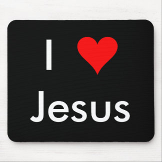 Mousepad Eu amo Jesus