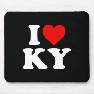 Mousepad Eu Amo Ky Heart Kentucky