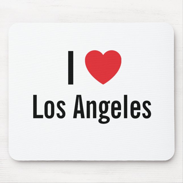 Mousepad Eu amo Los Angeles (Frente)