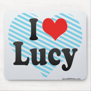 Mousepad Eu amo Lucy
